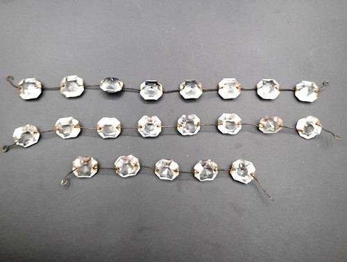 Lot pampilles en cristal - 21,