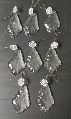 Lot pampilles cristal goutte - lot, 8